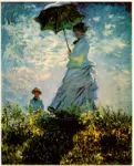 Monet, Claude , Woman with a parasol