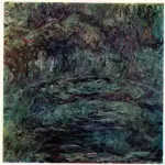 Monet, Claude , The water garden, Giverny: evening