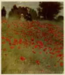 Anonimo , Monet, Claude - sec. XIX - Campo di papaveri