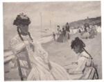 Anonimo , Monet, Claude - sec. XIX - Sur la plage à Ste. Adresse
