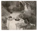 Monet, Claude , La colazione in giardino