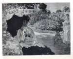 Monet, Claude , Camille Monet in giardino con il figlio e la nurse