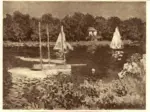 Monet, Claude , Le bassin d'Argentuil
