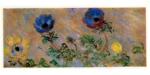 Monet, Claude , Anemones blues et jaunes