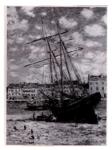 Anonimo , Monet, Claude - sec. XIX - Le bateaux échouès