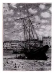 Anonimo , Monet, Claude - sec. XIX - Le bateaux &eacute;chou&egrave;s