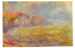 Monet, Claude , Le falaises de Pourville, mer agitée
