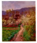 Monet, Claude , Printemps &agrave; Giverny