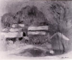 Anonimo , Monet, Claude - sec. XIX - Paysage de Norvegè en hver