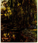 Anonimo , Monet, Claude - sec. XX - Les Saules, bassin de Nympheas à Giverny