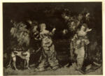 Anonimo , Monticelli, Adolphe - sec. XIX - Scena in un giardino