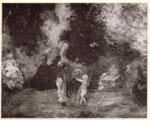 Monticelli, Adolphe , Groupe dans la forêt