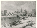 Moret, Henri , Le lac Maria à Quimper en Bretagne - Hiver