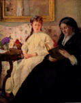 Morisot, Berthe , Donne durante la lettura