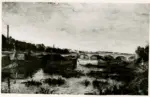 Morisot, Berthe , La Seine en aval du Pont d'I&eacute;na