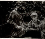 Morisot, Berthe , Eugéne Manet et sa fille dans le jardin de Bougival -
