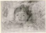 Morisot, Berthe , Enfant au lit