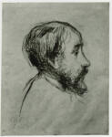 Morisot, Berthe , Ritratto di Degas -