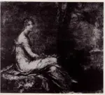  , L'imperatrice Joséphine dans les jardins de la Malmaison -