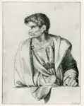 Prud'hon, Pierre-Paul , Portrait-caricature da la R&eacute;velli&eacute;re-Lepeaux