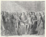 Anonimo , Prud'hon, Pierre-Paul - sec. XIX - Signature des préliminaires de la paix de Leoben