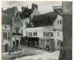 Pissarro, Camille , Une Place &agrave; la Roche, Guyon