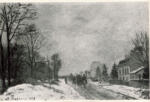 Pissarro, Camille , La neige à Louveciennes