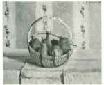 Anonimo , Pissarro, Camille - sec. XIX - Pommes Poires dans un Panier Rond