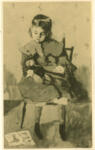 Anonimo , Pissarro, Camille - sec. XIX - La figlia dell'artista