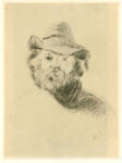 Anonimo , Pissarro, Camille - sec. XIX - Ritratto di Cézanne
