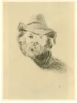 Pissarro, Camille , Ritratto di C&eacute;zanne