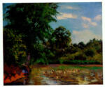 Anonimo , Pissarro, Camille - sec. XIX - La Mare aux Canards à Monfoucault