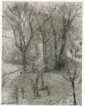 Anonimo , Pissarro, Camille - sec. XIX - Effet de neige &agrave; Osny