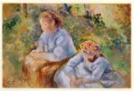 Anonimo , Pissarro, Camille - sec. XIX - Les deux paysannes