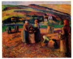 Anonimo , Pissarro, Camille - sec. XIX - La récolte des pommes de terre