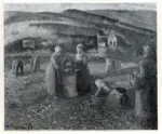 Pissarro, Camille , La r&eacute;colte des pommes de terre