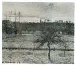 Anonimo , Pissarro, Camille - sec. XIX - Landscape at Eragny