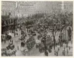 Pissarro, Camille , Boulevard des Italiens, matin effet de neige