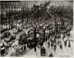 Pissarro, Camille , Le Boulevard des Italiens, apr&egrave;s-midi