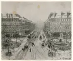 Durand-Ruel , Pissarro, Camille - sec. XIX - Die Avenue de l'Op&eacute;ra in Paris