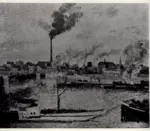 Pissarro, Camille , Rouen. Saint Sever. Cinq heures du matin