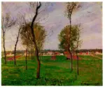 Pissarro, Camille , La Prairie de Moret