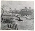 Pissarro, Camille , Le Louvre