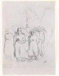 Pissarro, Camille , &Eacute;tude de paysannes