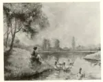 Pissarro, Camille , Guardiana d'oche