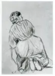 Anonimo , Pissarro, Camille - sec. XIX - Paysanne Accroupie