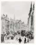 Anonimo , Pissarro, Camille - sec. XIX - Vue de Ludgate Hill, London