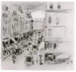 Pissarro, Camille , Strasse in Paris