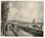 Pissarro, Camille , Brucke von Pontoise