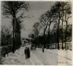 Anonimo , Pissarro, Camille - sec. XIX - The road at Louveciennes in snow